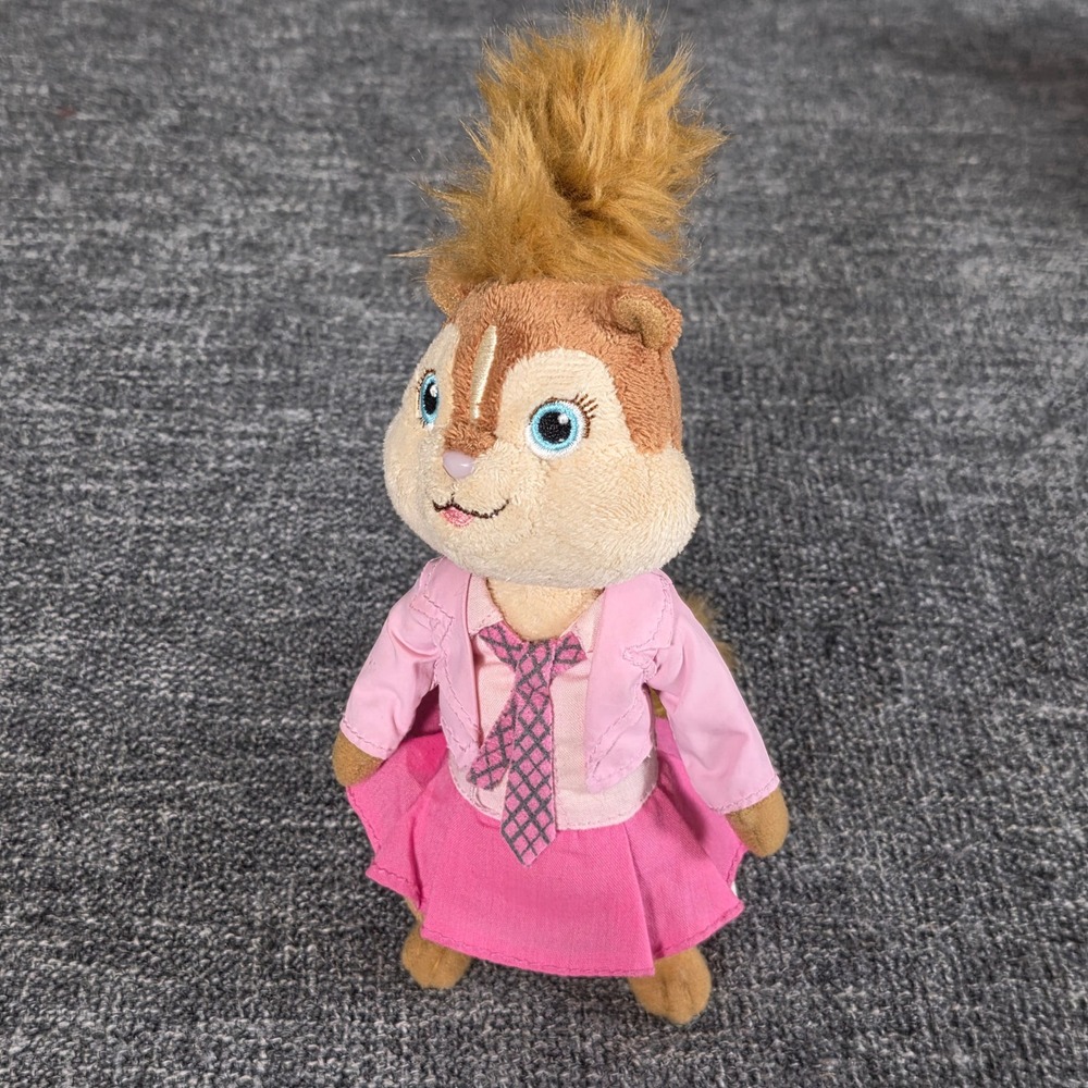 Ty Beanie Baby Brittany Chipette Alvin and the Chipmunks 2009 Movie Plush 8"